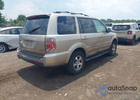 2006 Honda Pilot Ex-L from USA, damaged, VIN 5FNYF18506B013512